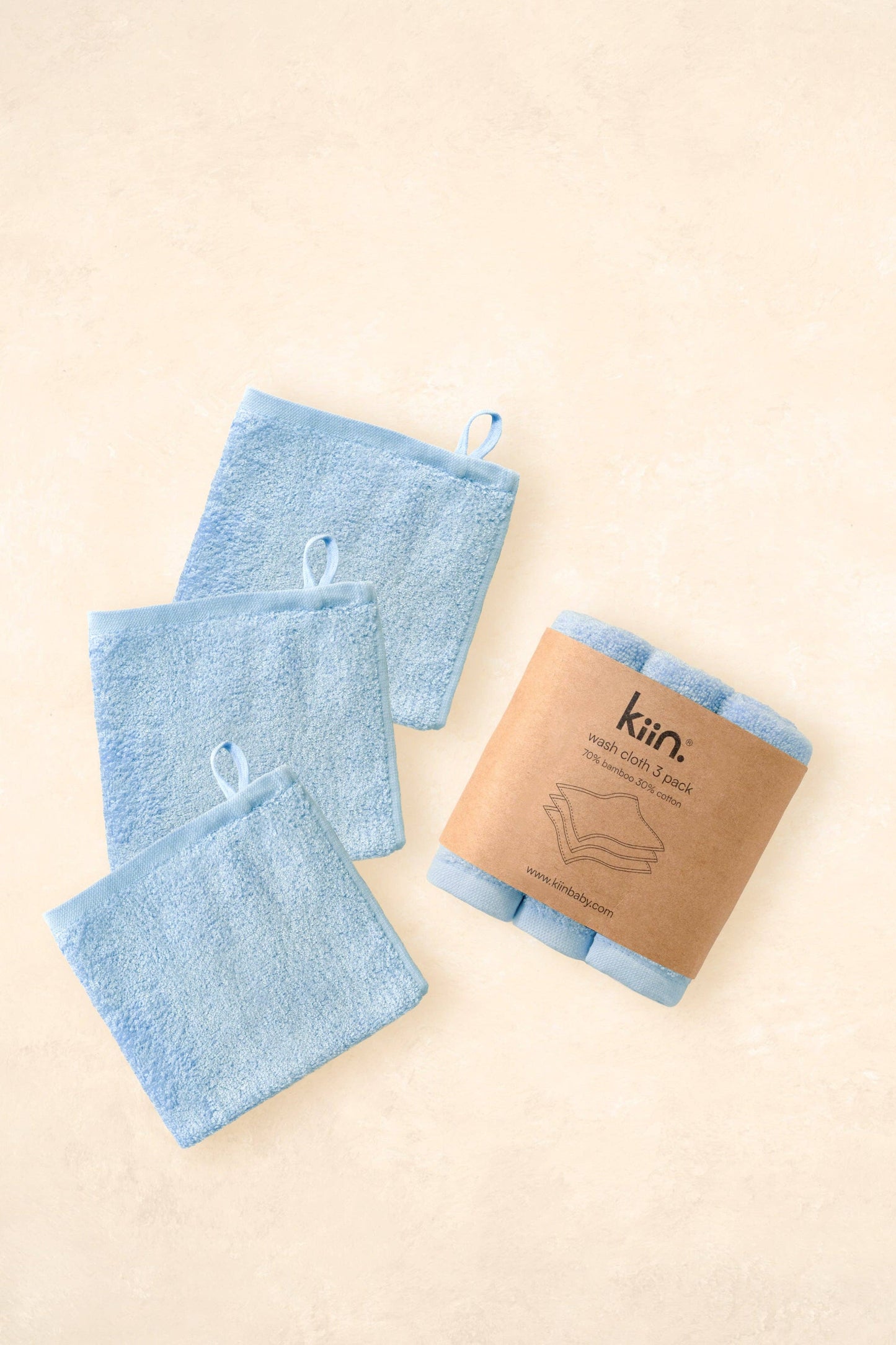 Wash Cloths 3 Pack: Chocolate