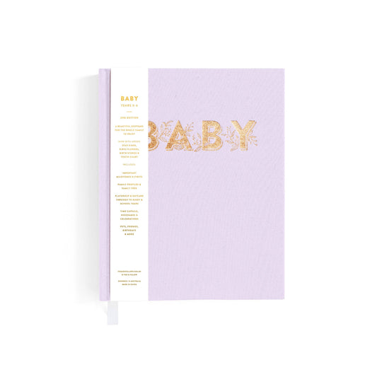 Mini Baby Book Lilac