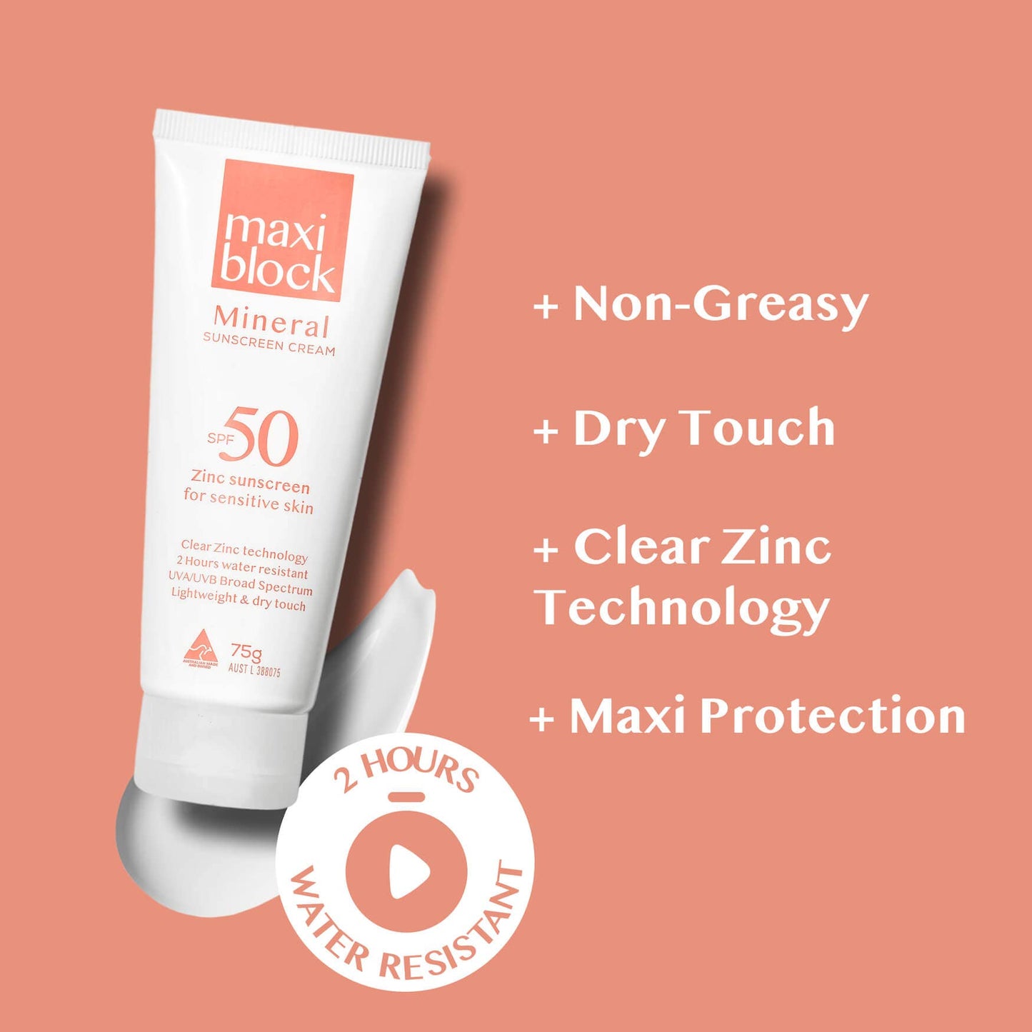 Mineral Sunscreen SPF50 75G