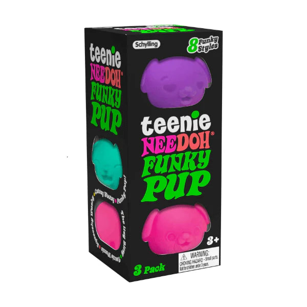 NeeDoh Teenie Funky Pups 3pk