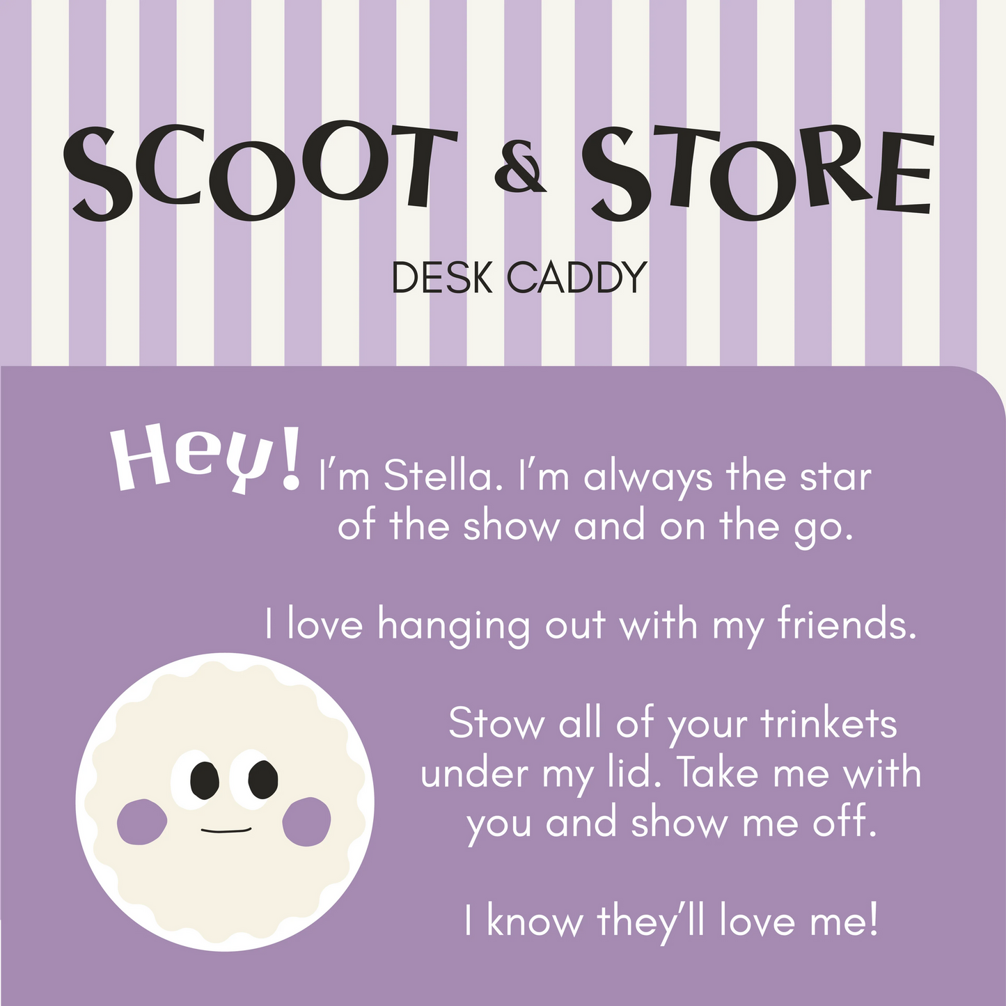 Scoot & Store Desk Caddies - Stella