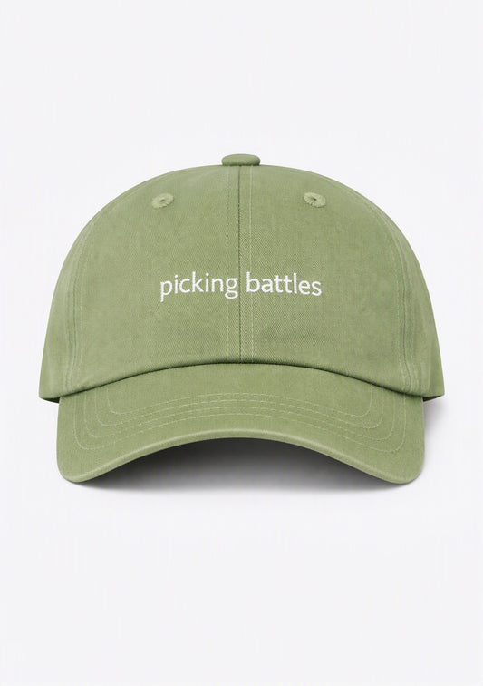 Picking Battles Classic Adult Cap