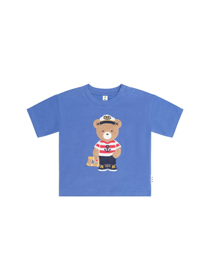 Nautical Hux Drop Shoulder Slouchy Tee