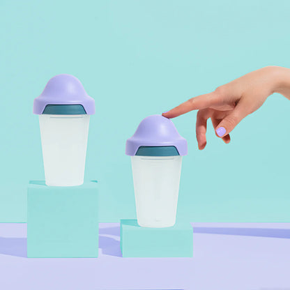 240ml Baby Bottle Two Pack purple/purple 3-6 M teat