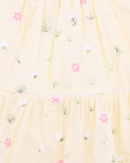 Pia All Over Embroidery Dress