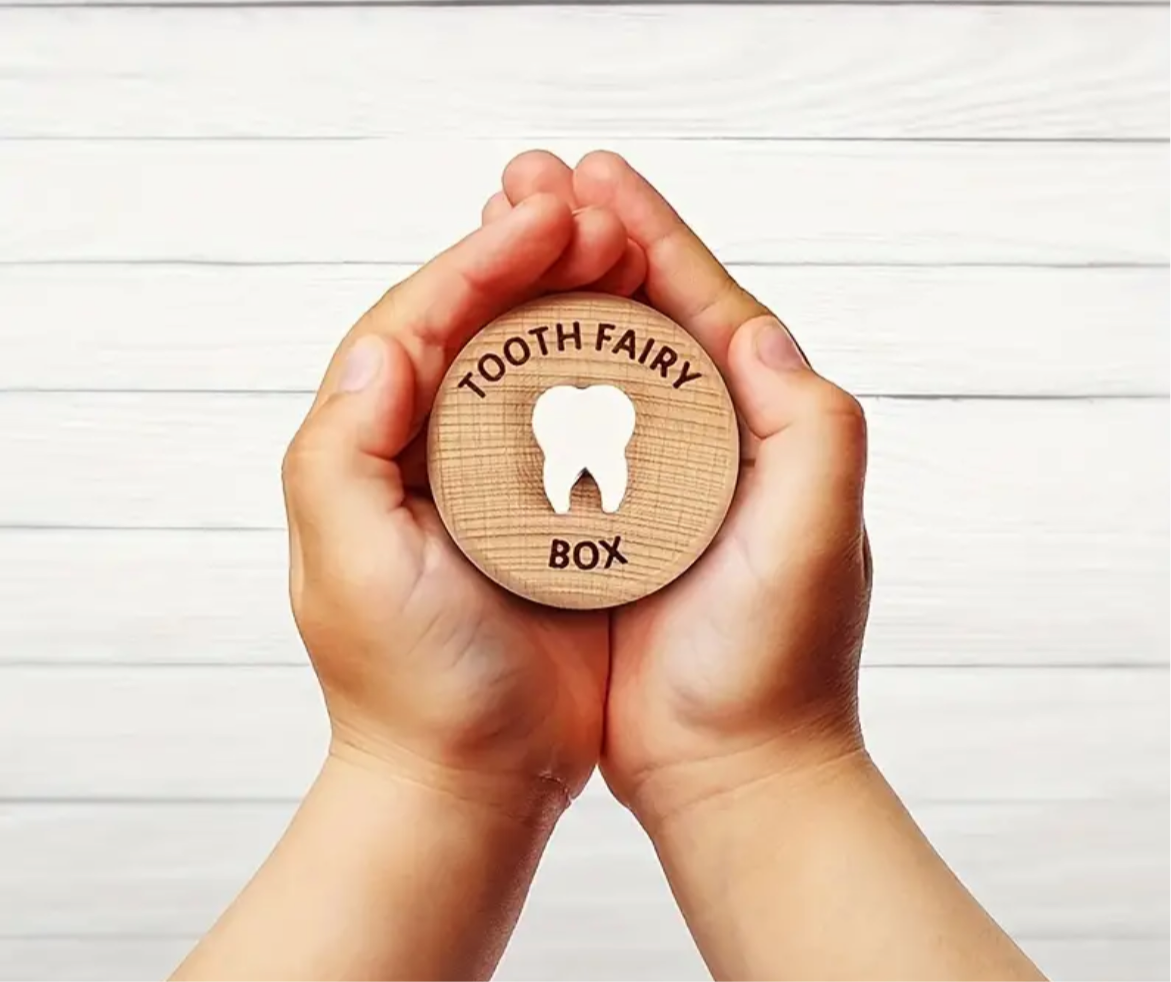 Wooden Tooth fairy Box