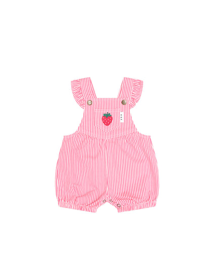 Strawberry Emb Stripe Playsuit