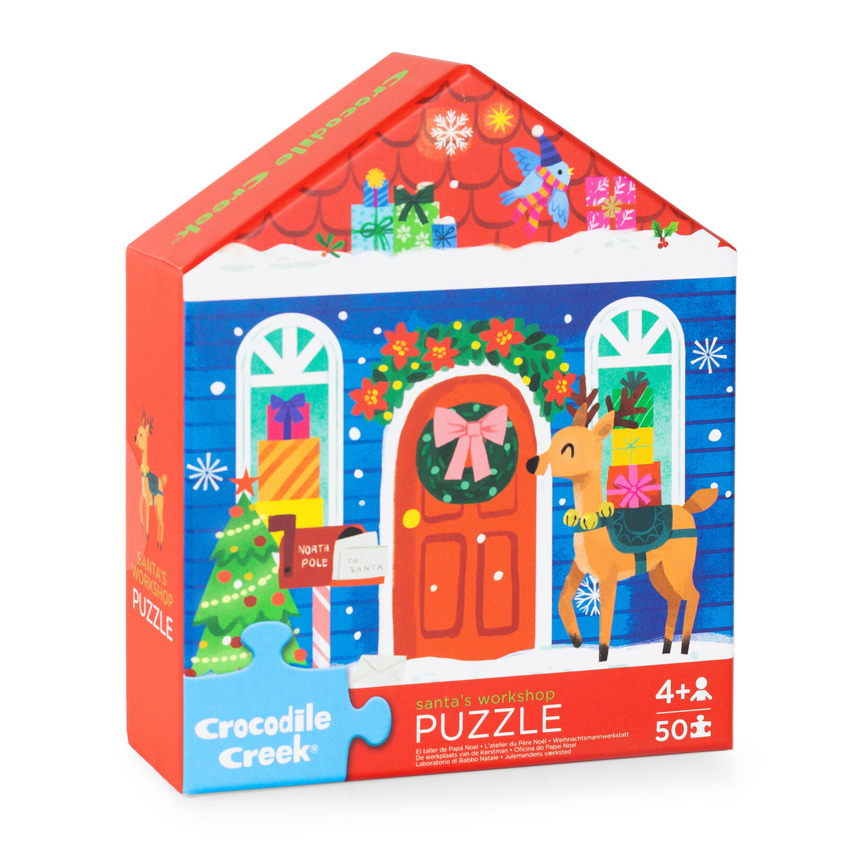 Flat House Puzzle 50pc - Santas Workshop