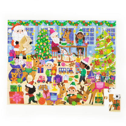 Flat House Puzzle 50pc - Santas Workshop