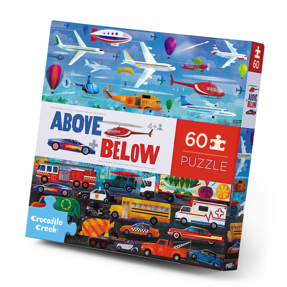 Above and Below Puzzle - Things That Go