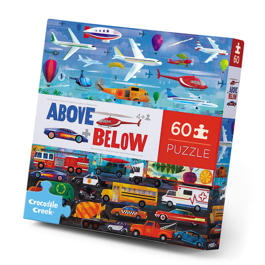 Above and Below Puzzle - Things That Go