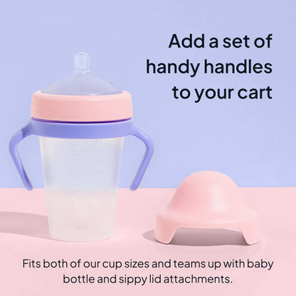 180ml Baby Bottle Two Pack black/purple 0-3 teat