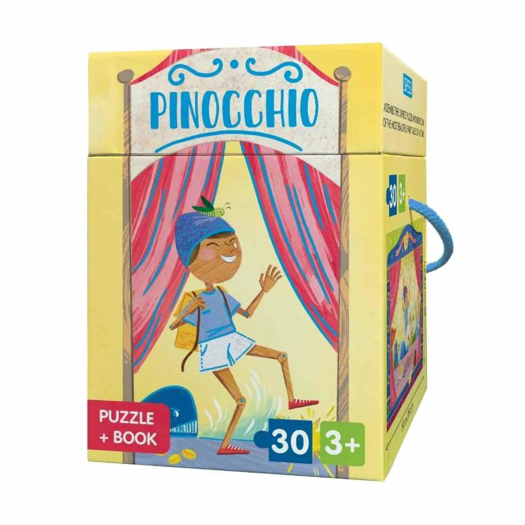 Sassi Pinocchio 30pc Puzzle and Book