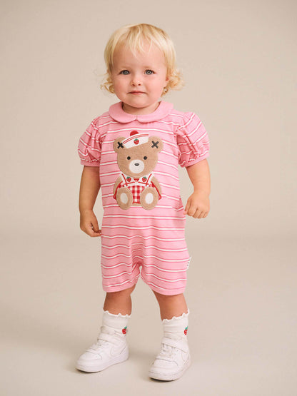 Nautical Huxette Collar Romper