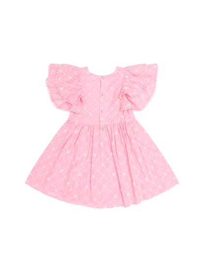 Floral Broderie Dress