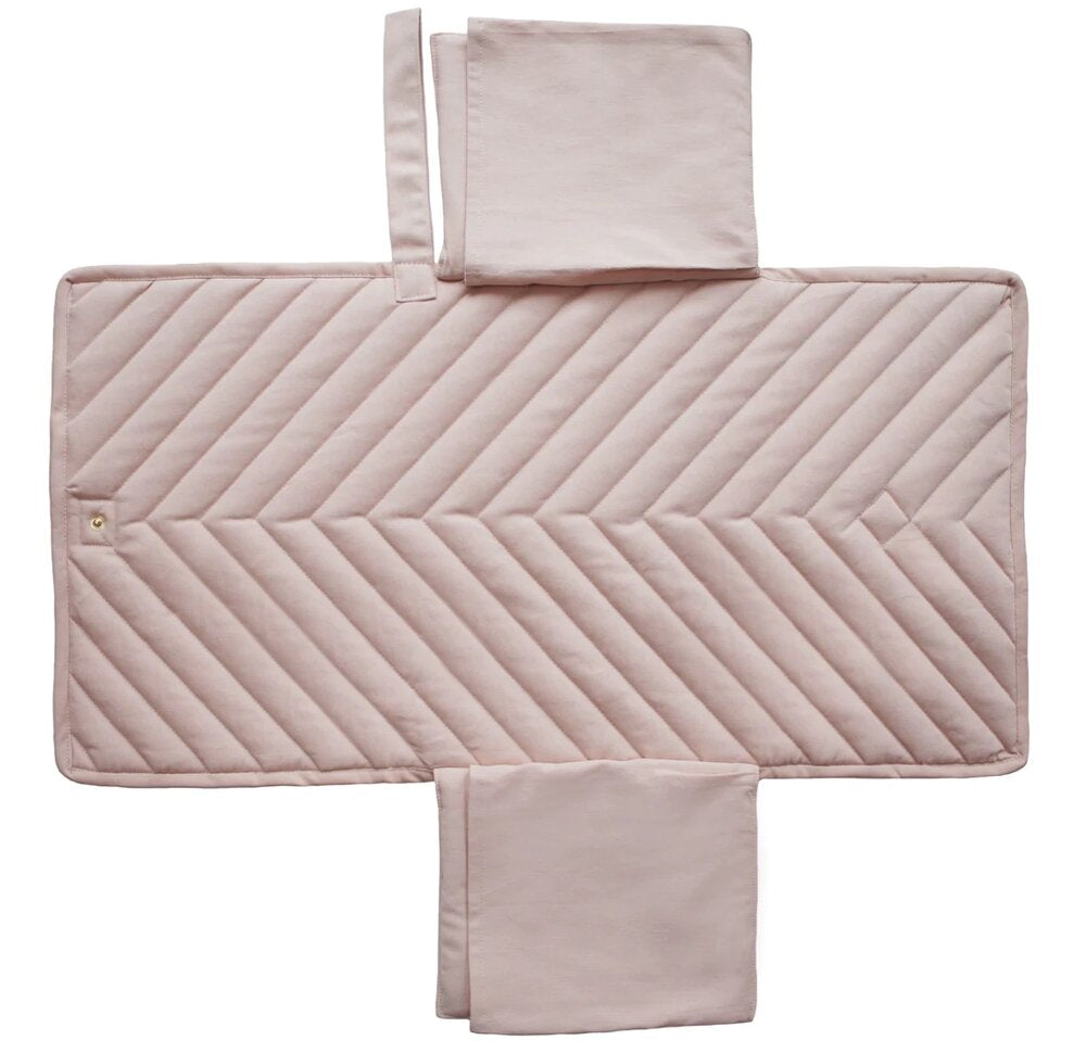 Mushie portable changing pad - Blush