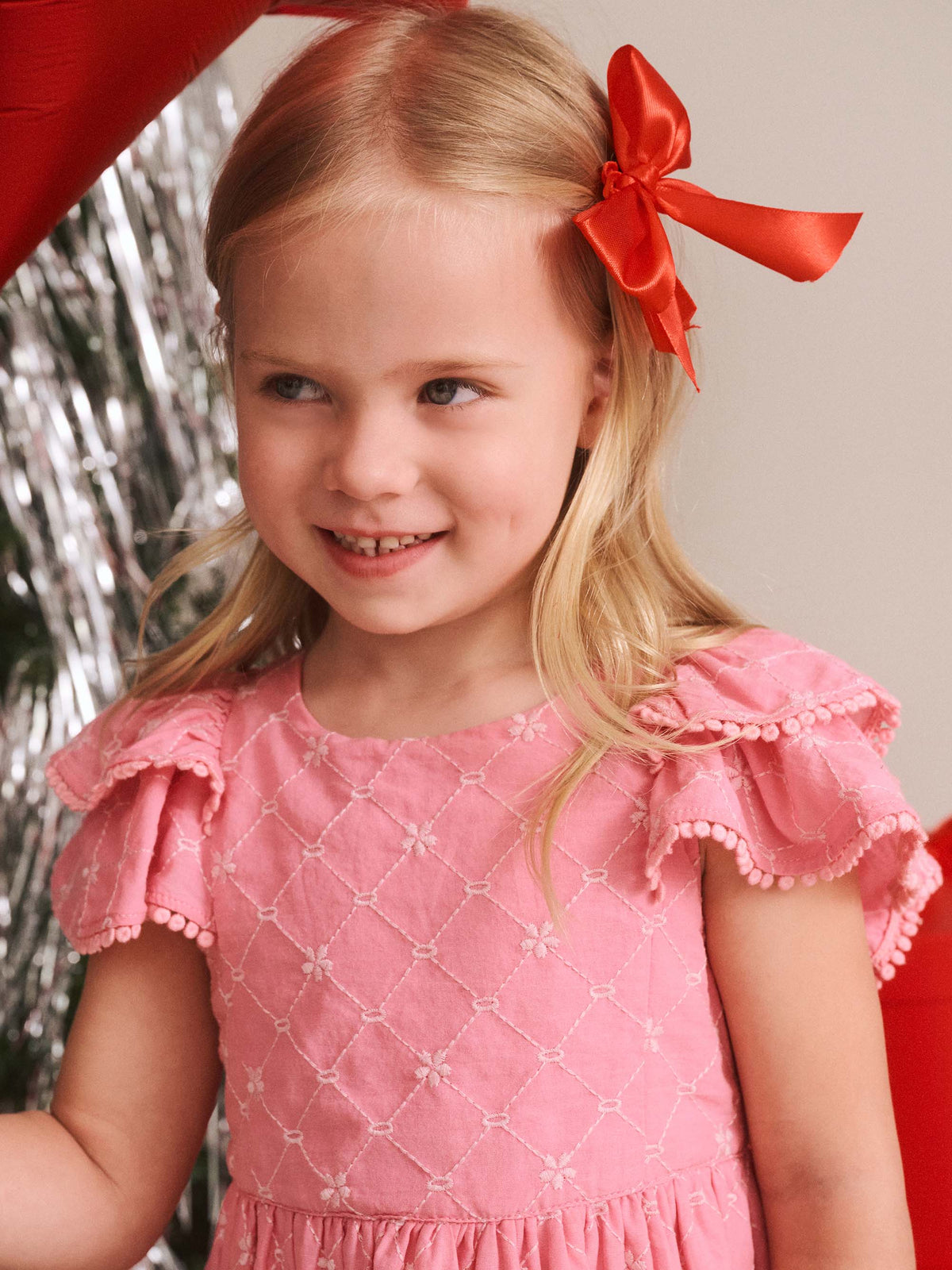 Floral Broderie Dress