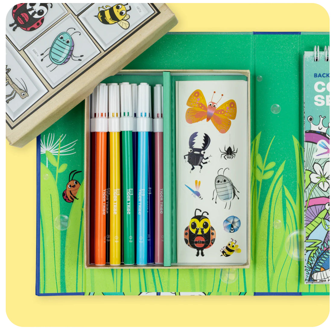 Colouring Set - Backyard Bugs