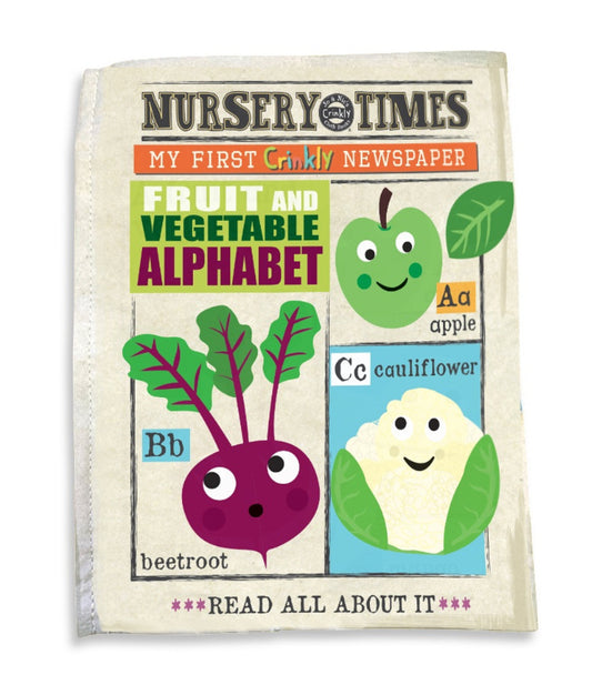 Crinkly Cloth Book - Fruit and Vegetable A-Z