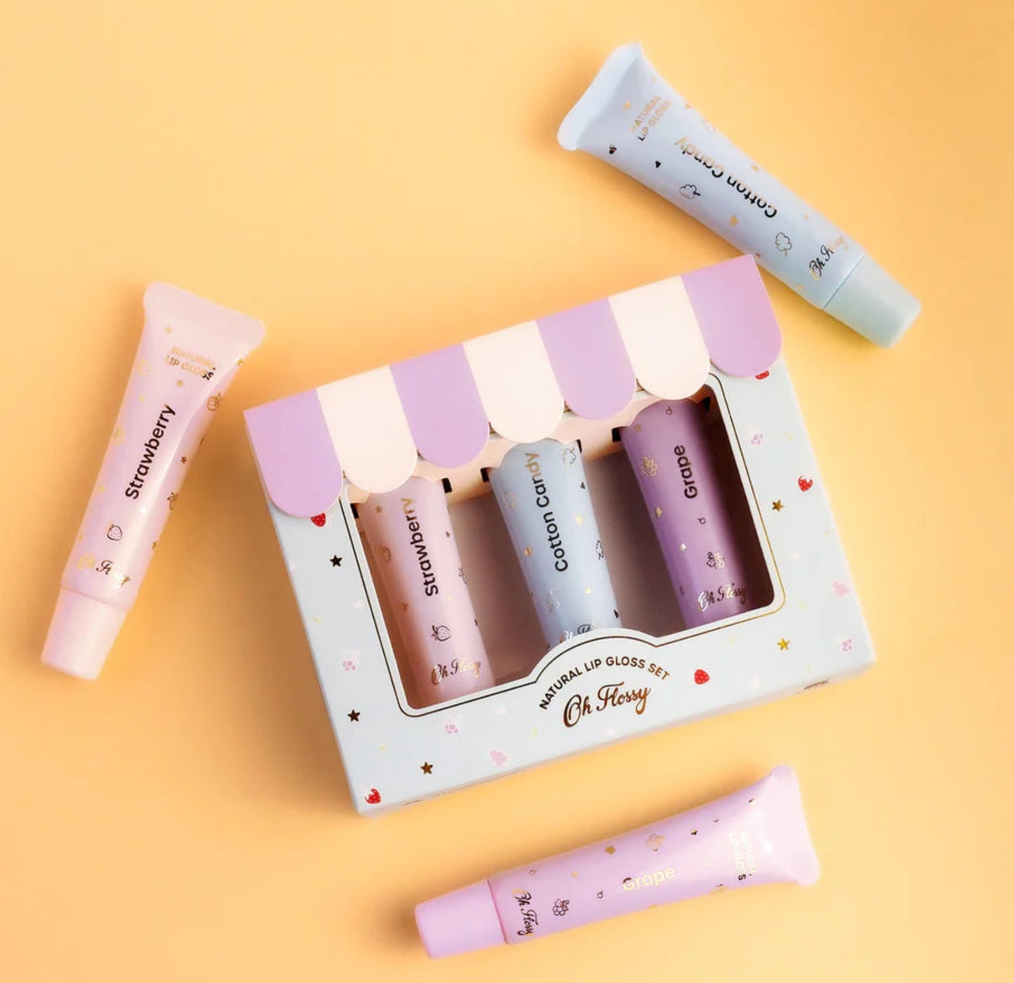 Natural Lip Gloss Set