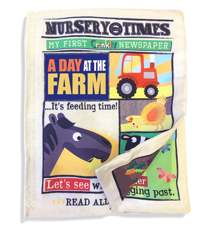 Crinkly Cloth Book - Farm Animals