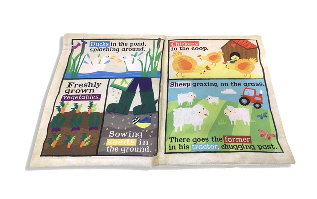 Crinkly Cloth Book - Farm Animals