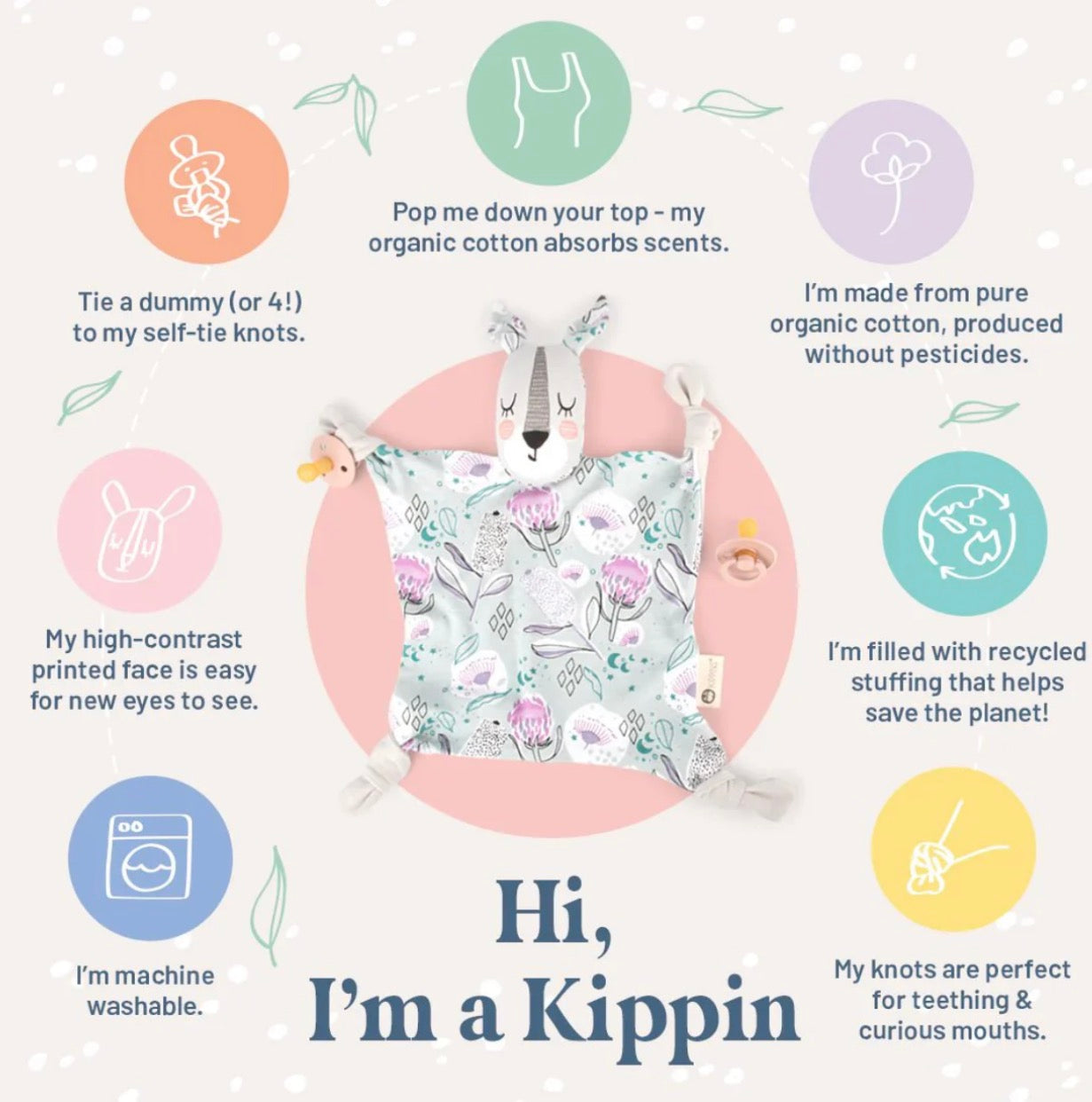 Luna Kippin Organic Baby Comforter