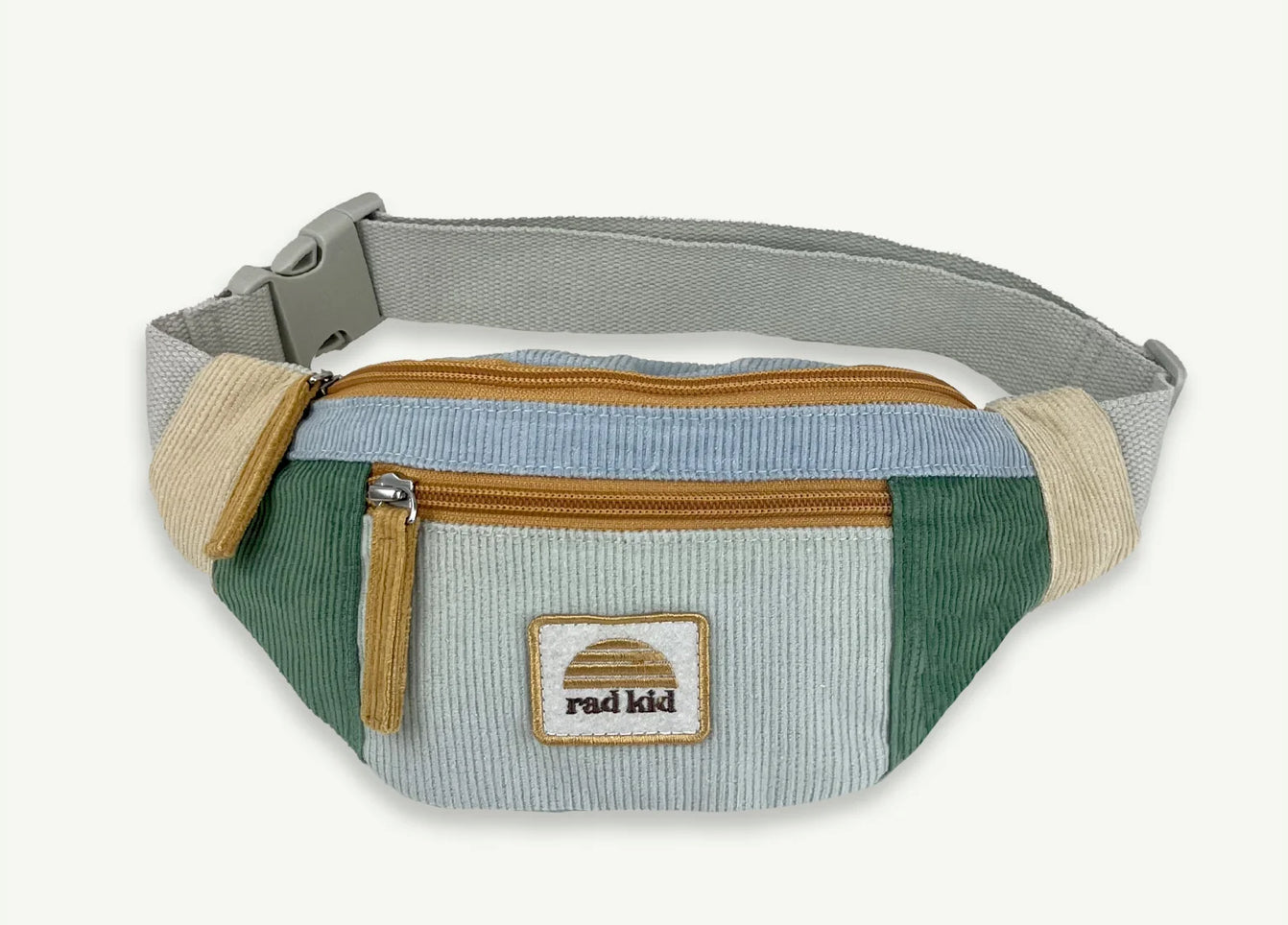 Rad Kid Corduroy Splice Belt Bag - Lagoon