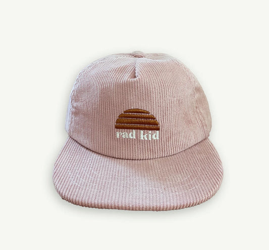 Rad Kid Cord Cap - Mauve