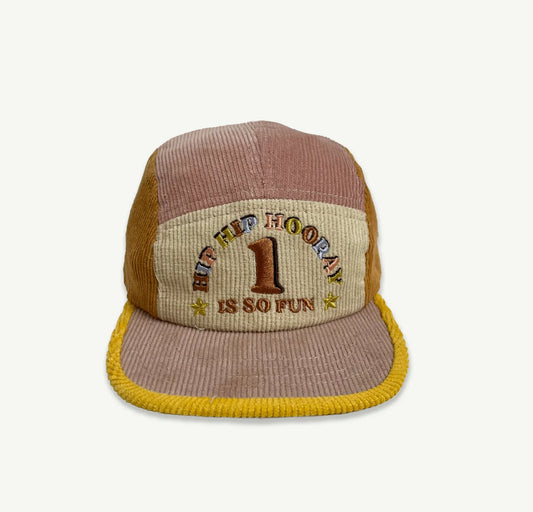 1st Birthday Cord Cap- Musk Spliced