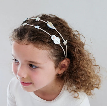Snowman Double Alice Headband
