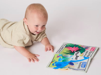 Crinkly Cloth Book - Rainbow Dinosaurs