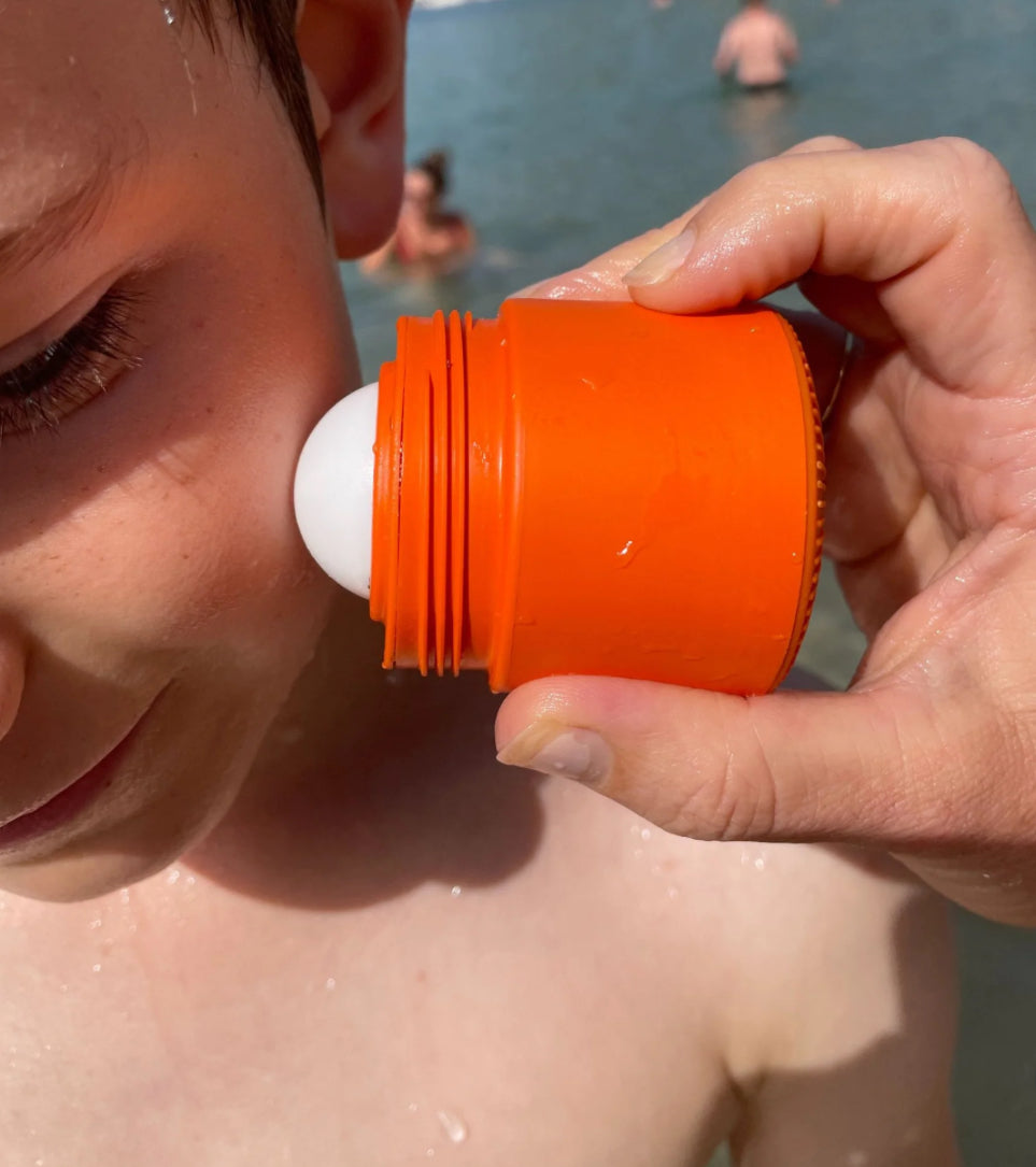 Refillable Sunscreen Applicator - Desert Orange