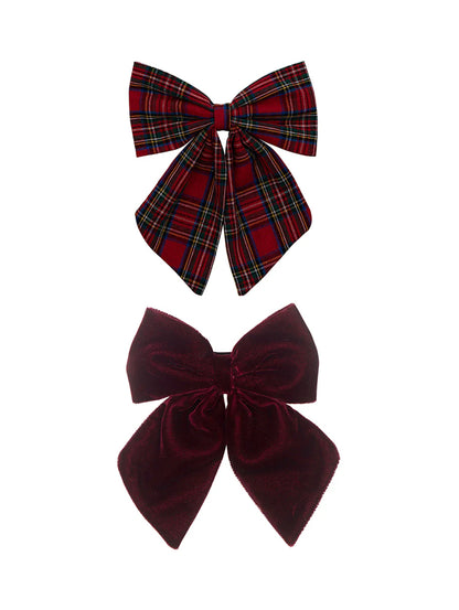 Tartan Agnes Bow Clip