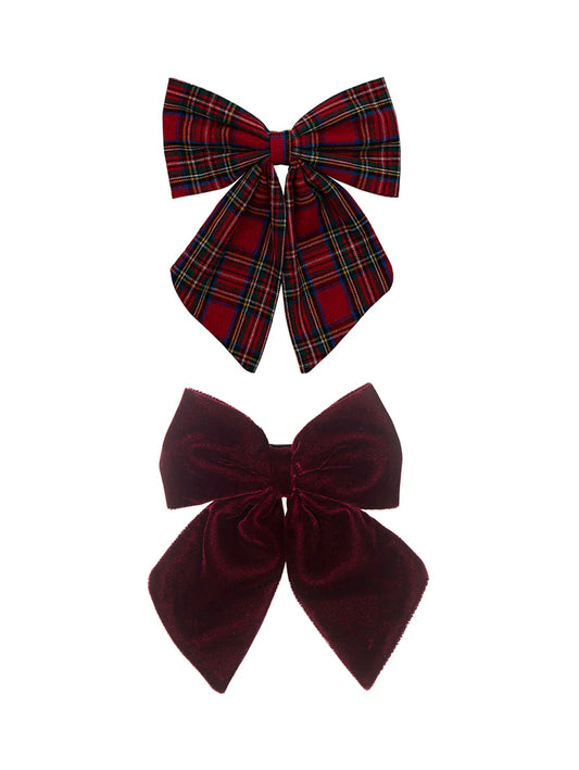 Tartan Agnes Bow Clip