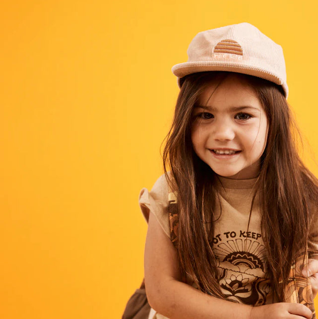 Rad Kid Cord Cap - Mauve