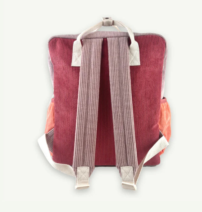 Corduroy Splice Eco Backpack - Berry Nice