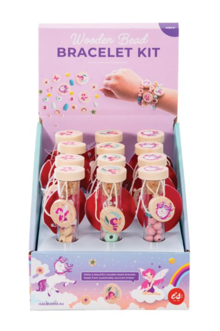 Wooden Bead Bracelet Kit