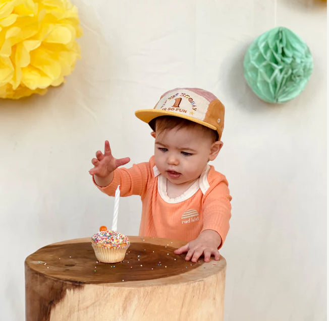 1st Birthday Cord Cap- Musk Spliced