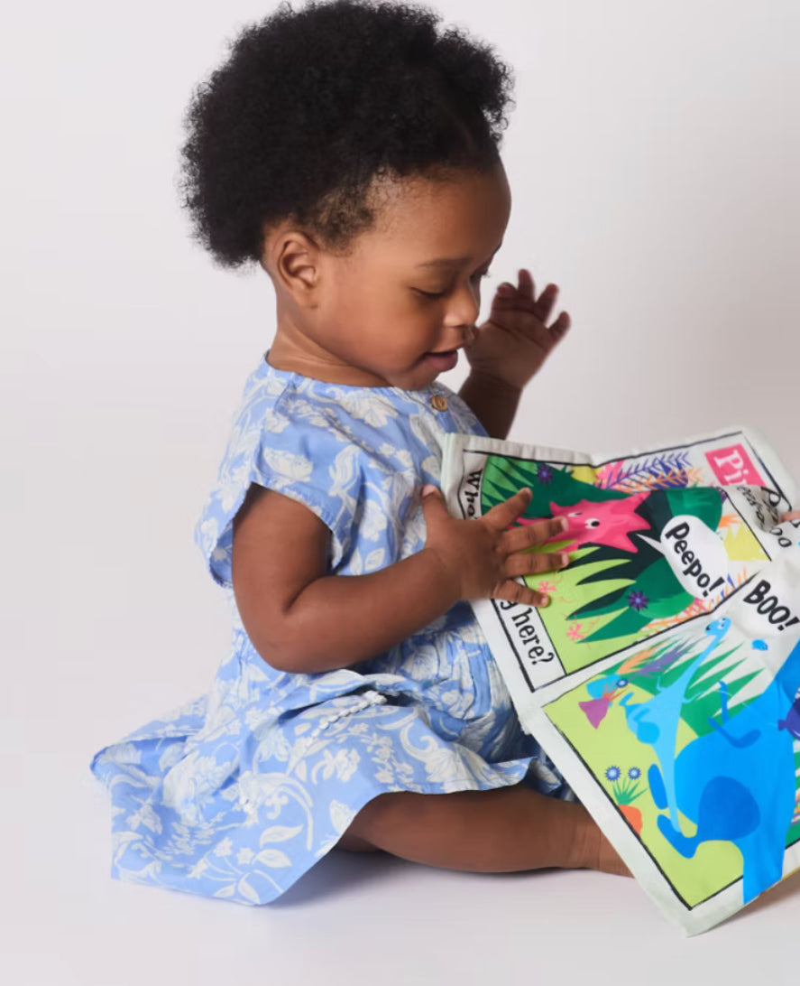 Crinkly Cloth Book - Rainbow Dinosaurs