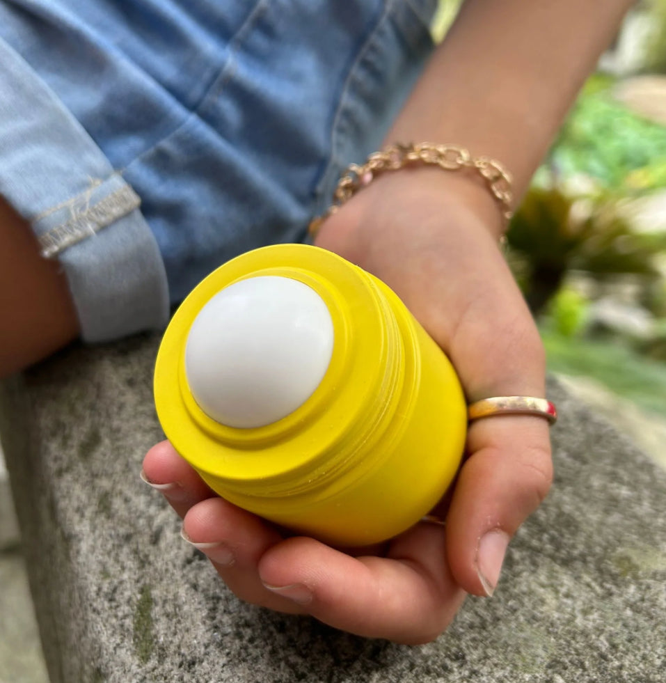 Refillable Sunscreen Applicator - Sunshine Yellow