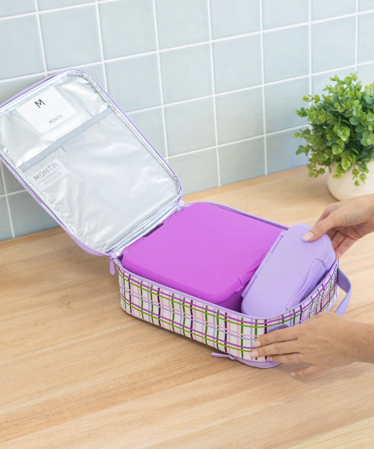 Insulated Lunch Bag - Berry Patch / Large