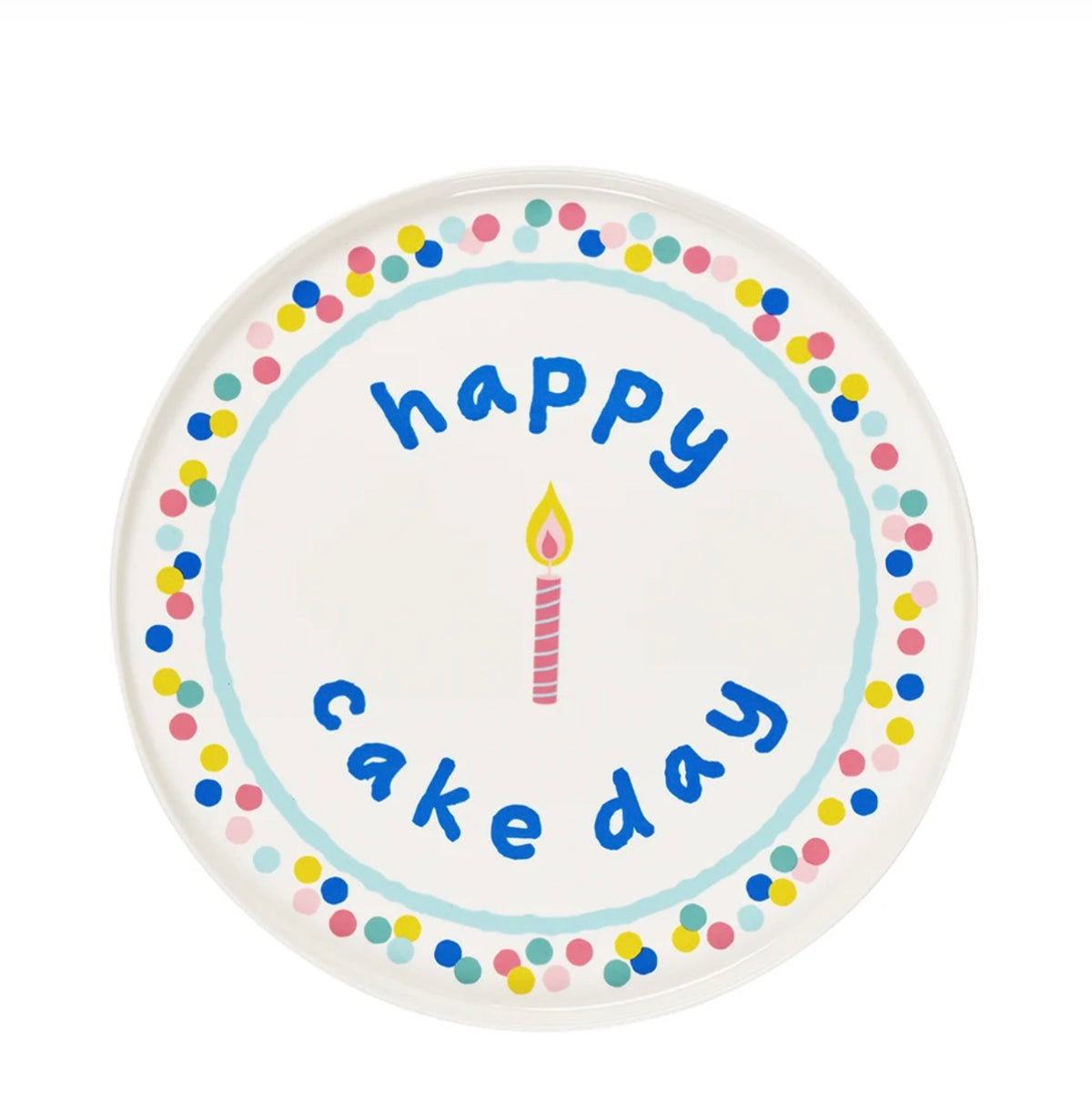 Happy Cake Day Plate