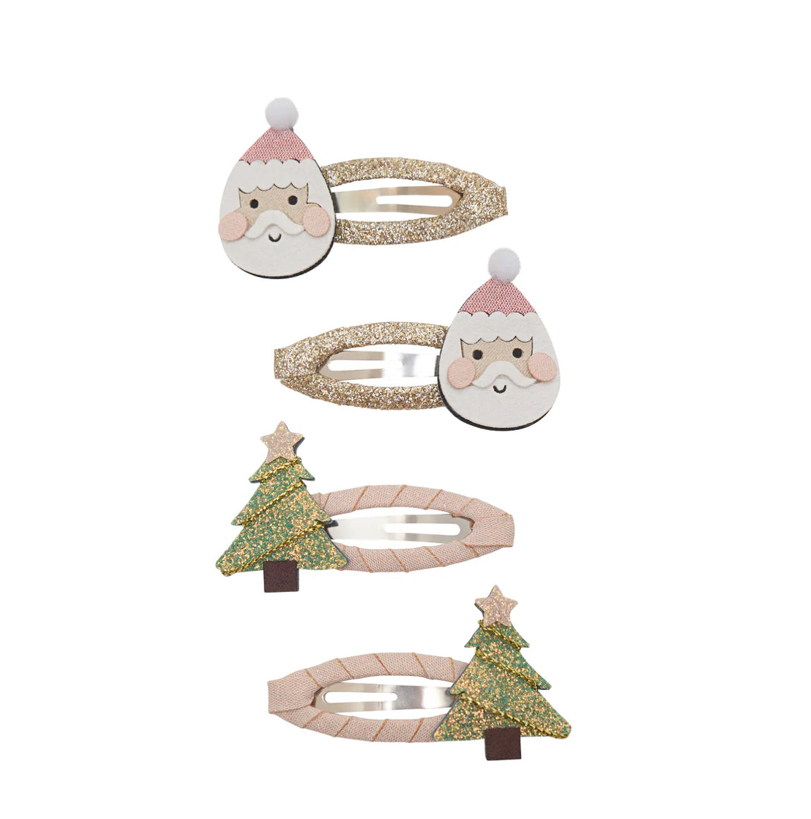 Santa & Christmas Tree Clic Clacs