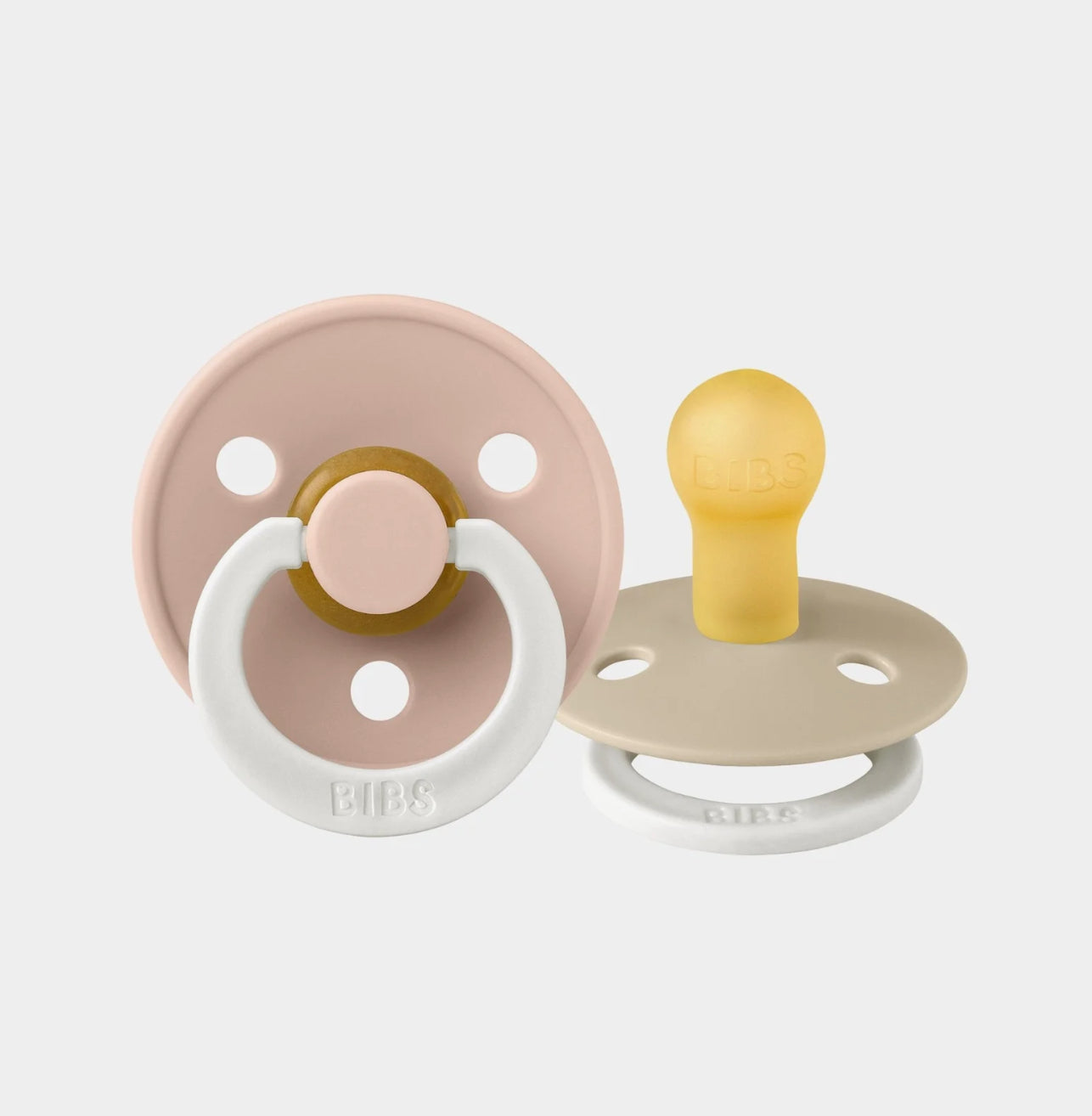 Natural Round Rubber Dummy GLOW Blush/Vanilla