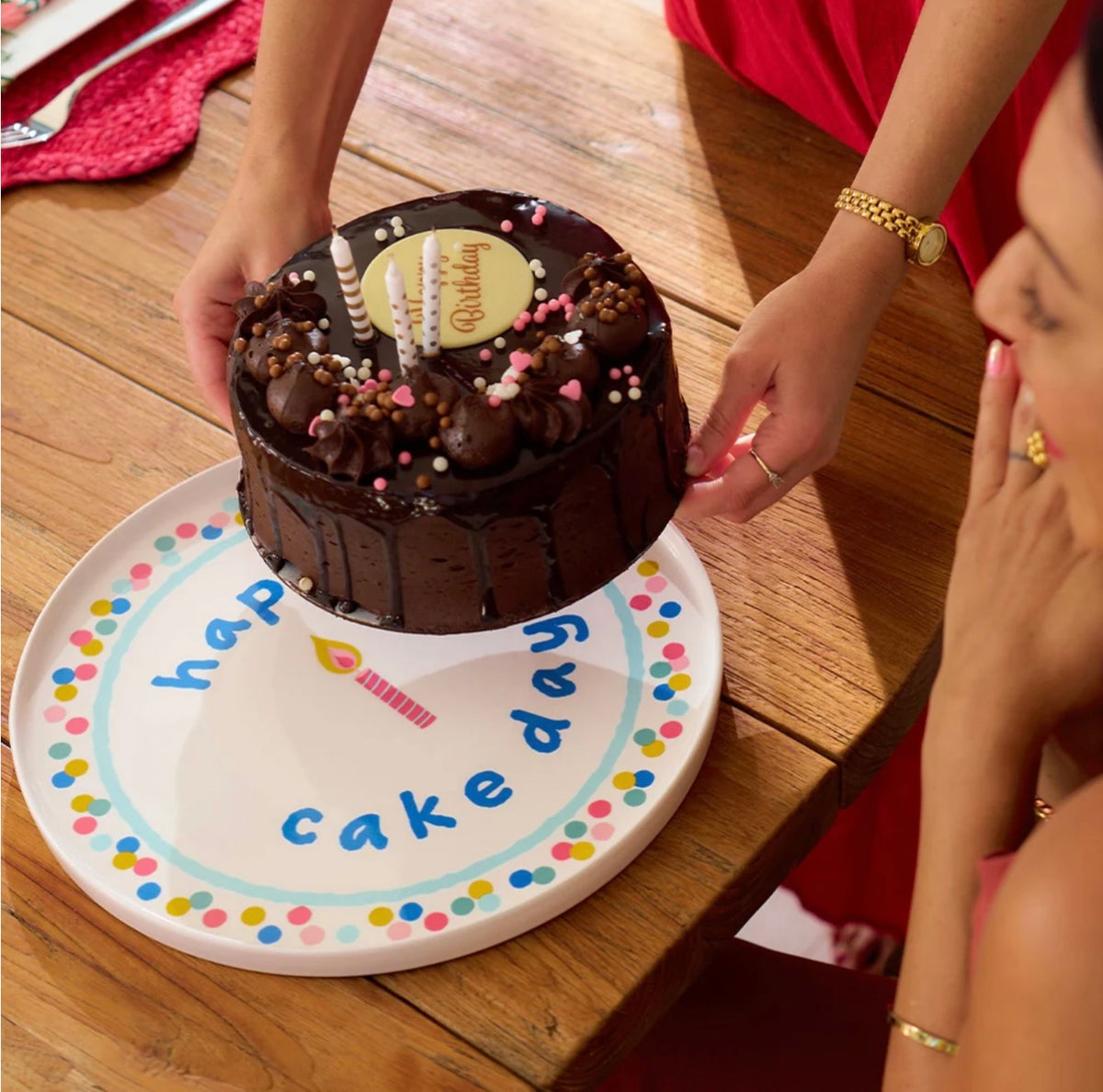 Happy Cake Day Plate