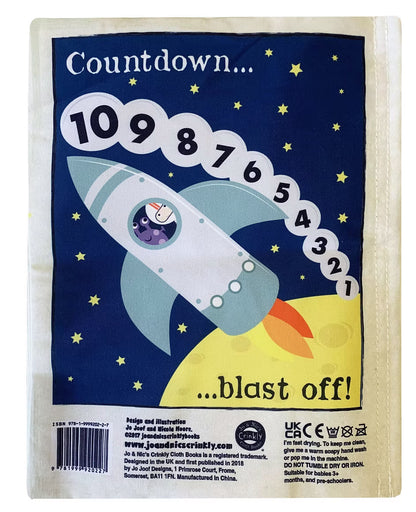 Crinkly Cloth Book - Counting In Space