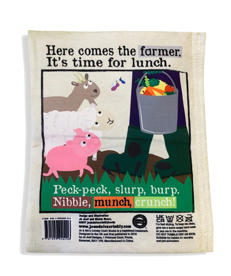 Crinkly Cloth Book - Farm Animals