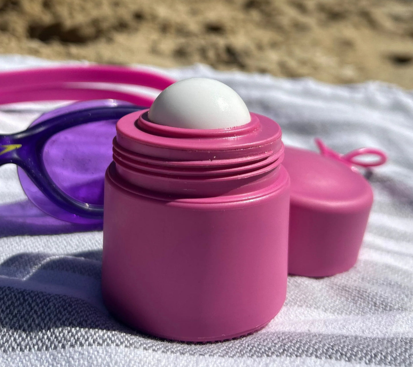 Refillable Sunscreen Applicator - Salt Lake Pink