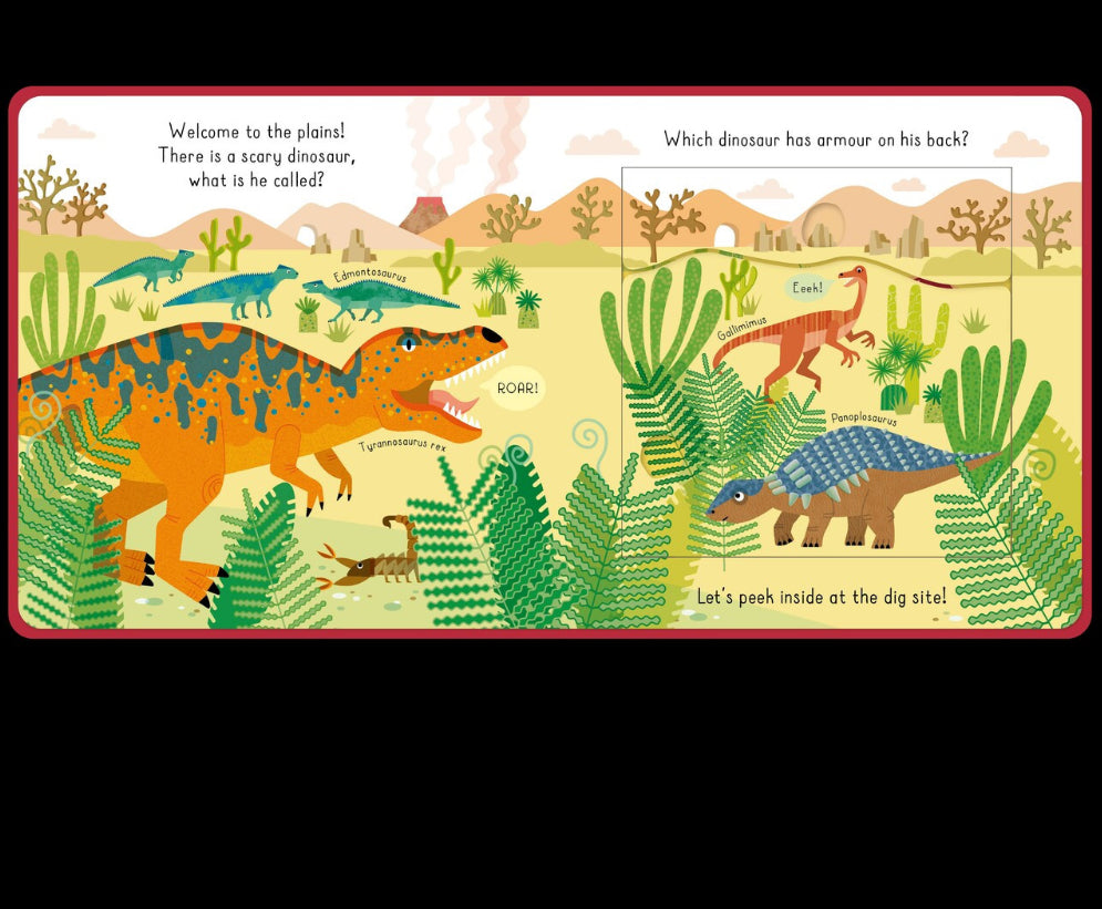 Peek Inside Book - Dinosaur